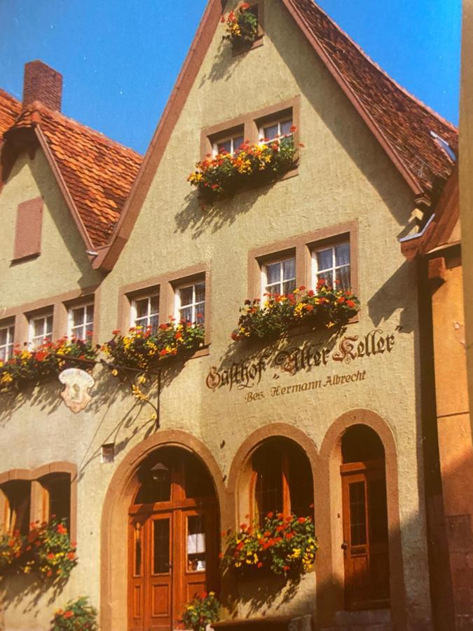 Gaestehaus Alter Keller Rothenburg ob der Tauber Bagian luar foto